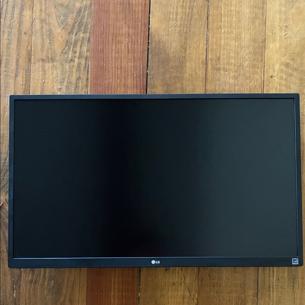 LG Sleek Black Monitor
